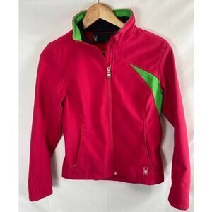 Spyder Pink Zip Up Jacket Size Small